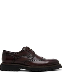Steve Madden Men's Kasaan Wingtip Leather Oxfords
