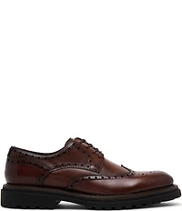 Steve Madden Men's Kasaan Wingtip Leather Oxfords