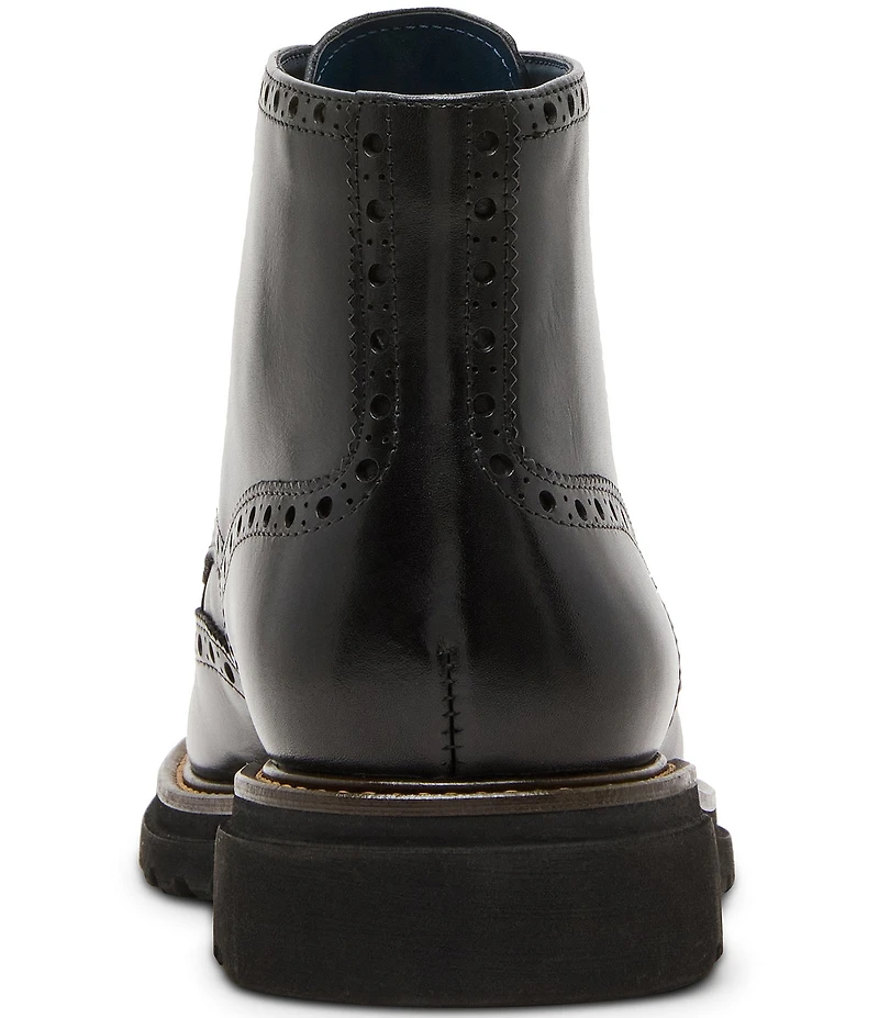 Steve Madden Men's Kierson Wingtip Leather Boots