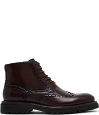 Steve Madden Men's Kierson Wingtip Leather Boots