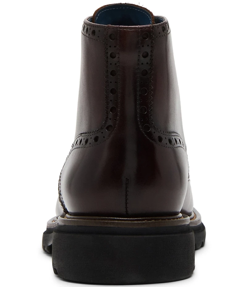 Steve Madden Men's Kierson Wingtip Leather Boots