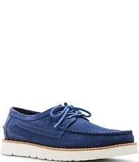 Steve Madden Men's Kolt Suede Lace Up Boat Shoes