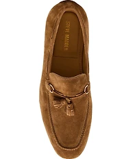 Steve Madden Men's Lachlan Suede Tassel Dress Loafers