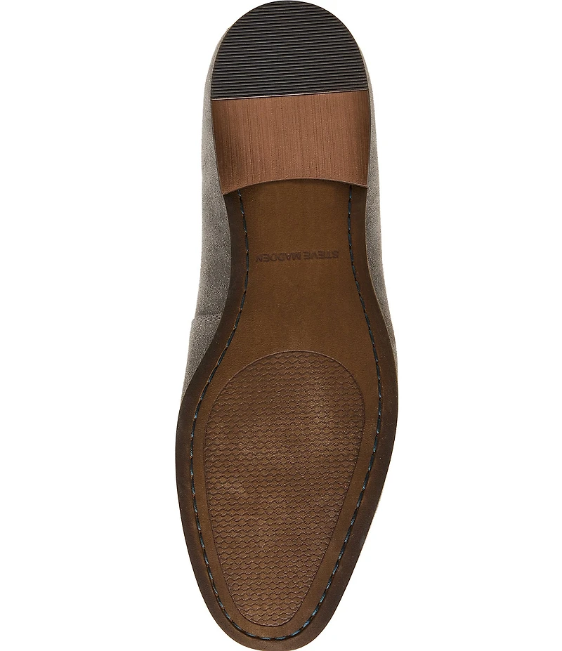 Steve Madden Men's Lachlan Suede Tassel Dress Loafers