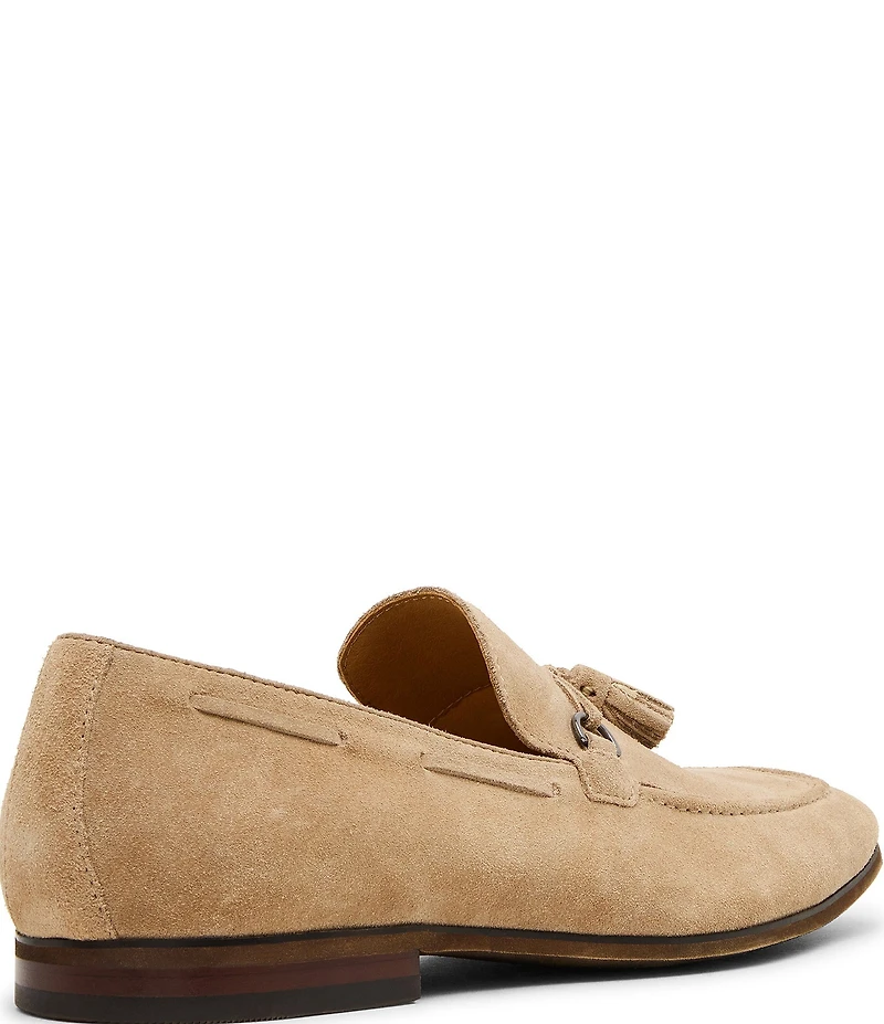 Steve Madden Men's Lachlan Suede Tassel Dress Loafers