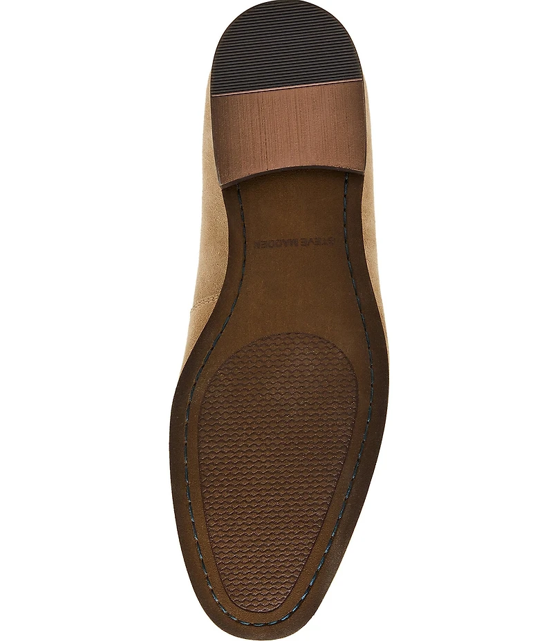 Steve Madden Men's Lachlan Suede Tassel Dress Loafers