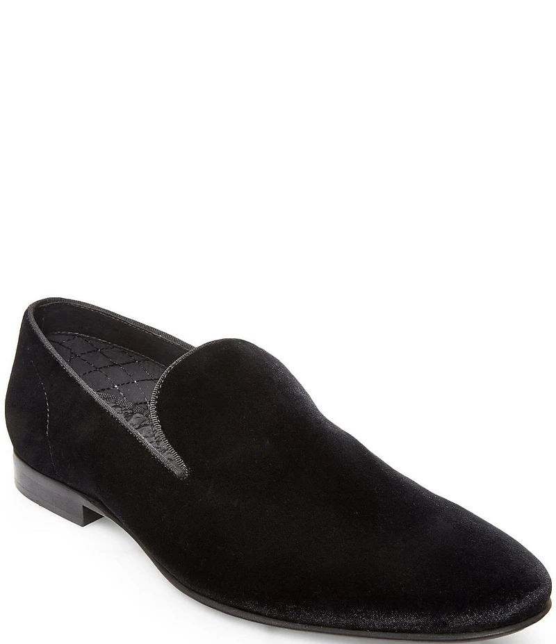 Steve Madden Men's Laight Velvet Slip On Loafers