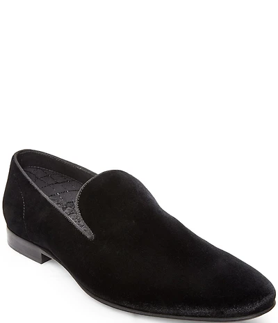 Steve Madden Men's Laight Velvet Slip On Loafers