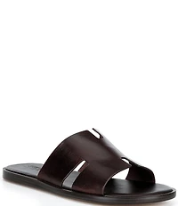 Steve Madden Men's Levvy Leather Slide Sandals
