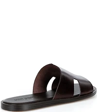 Steve Madden Men's Levvy Leather Slide Sandals
