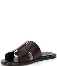 Steve Madden Men's Levvy Leather Slide Sandals