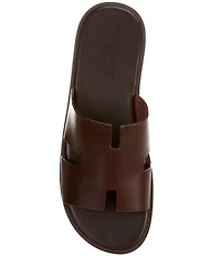 Steve Madden Men's Levvy Leather Slide Sandals