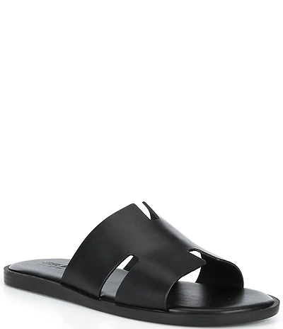 Steve Madden Men's Levvy Leather Slide Sandals