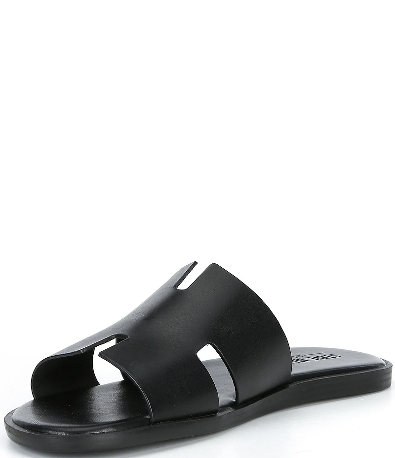 Steve Madden Men's Levvy Leather Slide Sandals