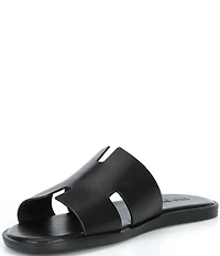 Steve Madden Men's Levvy Leather Slide Sandals