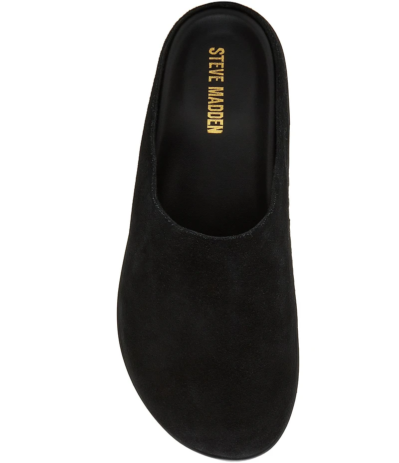 Steve Madden Men's Luis Suede Slip On Mules