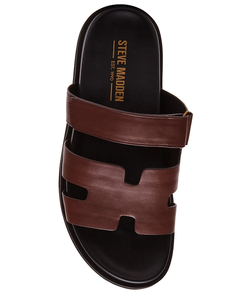 Steve Madden Men's Maiven Leather Slide Sandals