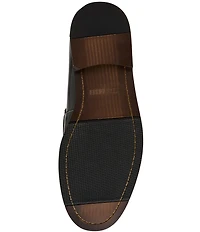 Steve Madden Men's Natan Leather Calf Hair Penny Loafers