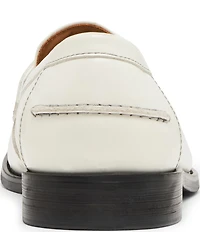 Steve Madden Men's Natan Leather Contrast Stitch Penny Loafers