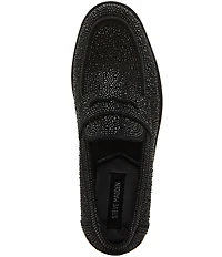 Steve Madden Men's Natan-R Rhinestone Embellished Slip On Loafers