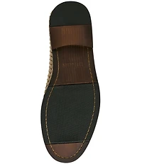 Steve Madden Men's Newbury Suede Woven Side Detail Slip On Loafers