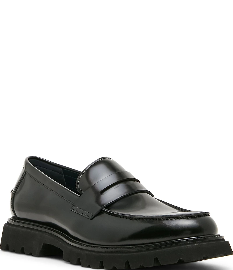 Steve Madden Men's Nomadd Leather Lug Loafers