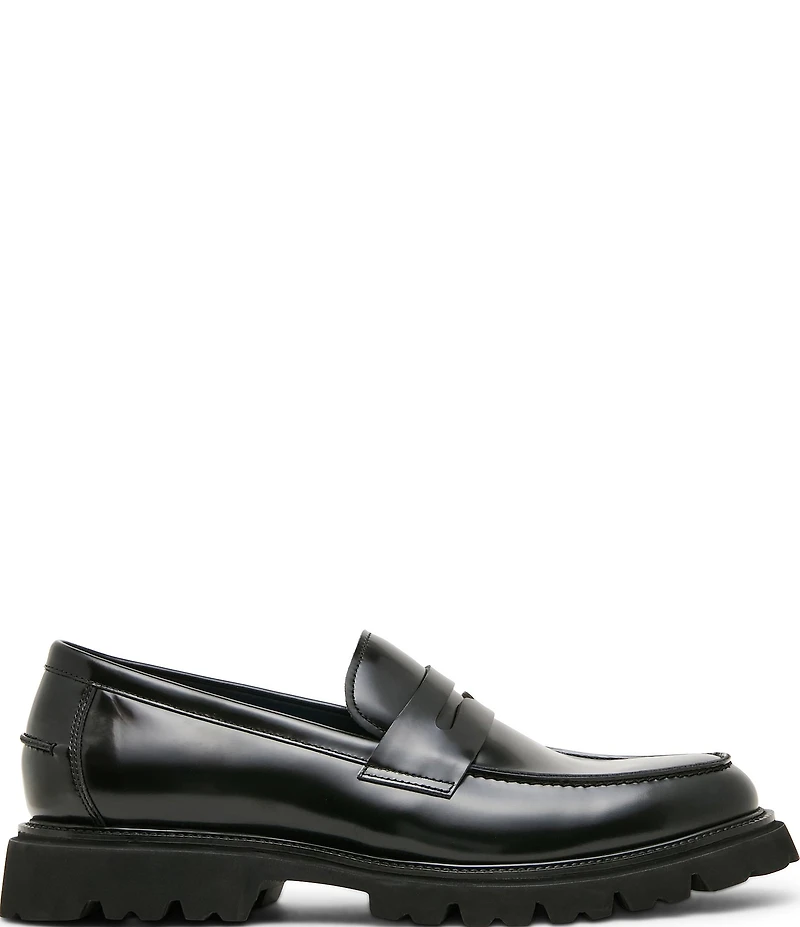 Steve Madden Men's Nomadd Leather Lug Loafers