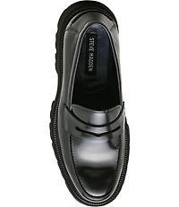 Steve Madden Men's Nomadd Leather Lug Loafers