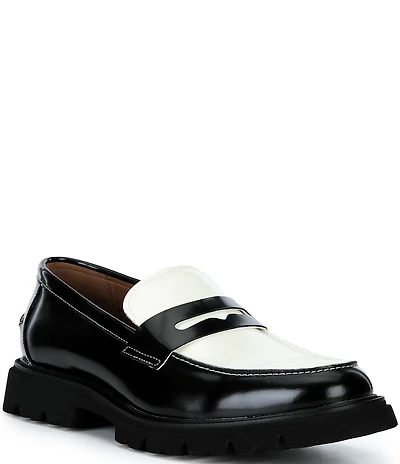 Steve Madden Men's Nomadd Leather Lug Loafers