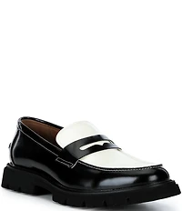 Steve Madden Men's Nomadd Leather Lug Loafers