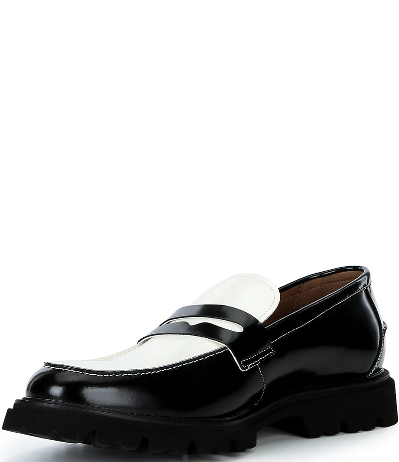 Steve Madden Men's Nomadd Leather Lug Loafers