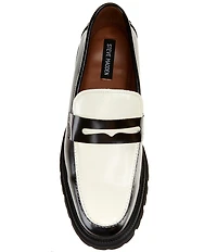 Steve Madden Men's Nomadd Leather Lug Loafers