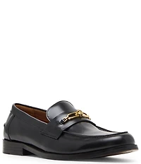 Steve Madden Men's Norton Leather Bit Buckle Dress Loafers