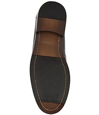 Steve Madden Men's Norton Leather Bit Buckle Dress Loafers