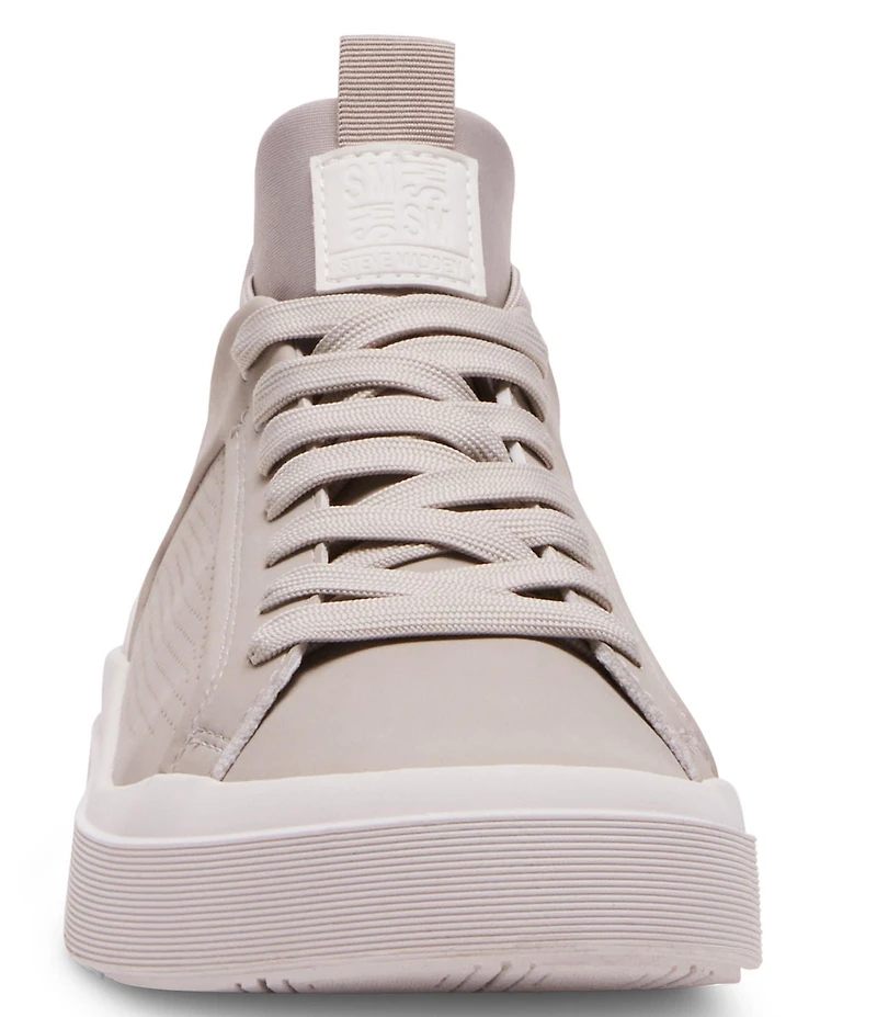 Steve Madden Men's Oasys Perforated Suede Lace Up Sneakers