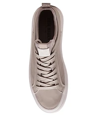 Steve Madden Men's Oasys Perforated Suede Lace Up Sneakers