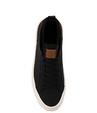 Steve Madden Men's Oasys Perforated Suede Lace Up Sneakers