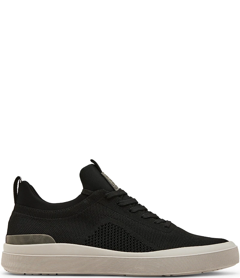 Steve Madden Men's Odyssee Perforated Knit Lace Up Sneakers