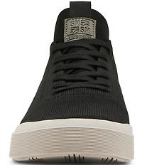 Steve Madden Men's Odyssee Perforated Knit Lace Up Sneakers
