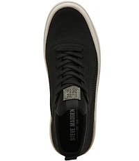 Steve Madden Men's Odyssee Perforated Knit Lace Up Sneakers