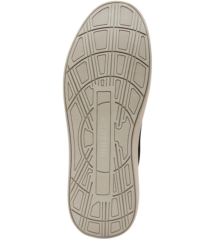 Steve Madden Men's Odyssee Perforated Knit Lace Up Sneakers