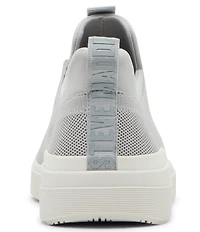 Steve Madden Men's Odyssee Perforated Knit Lace Up Sneakers