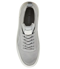 Steve Madden Men's Odyssee Perforated Knit Lace Up Sneakers