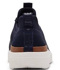 Steve Madden Men's Odyssee Perforated Knit Lace Up Sneakers