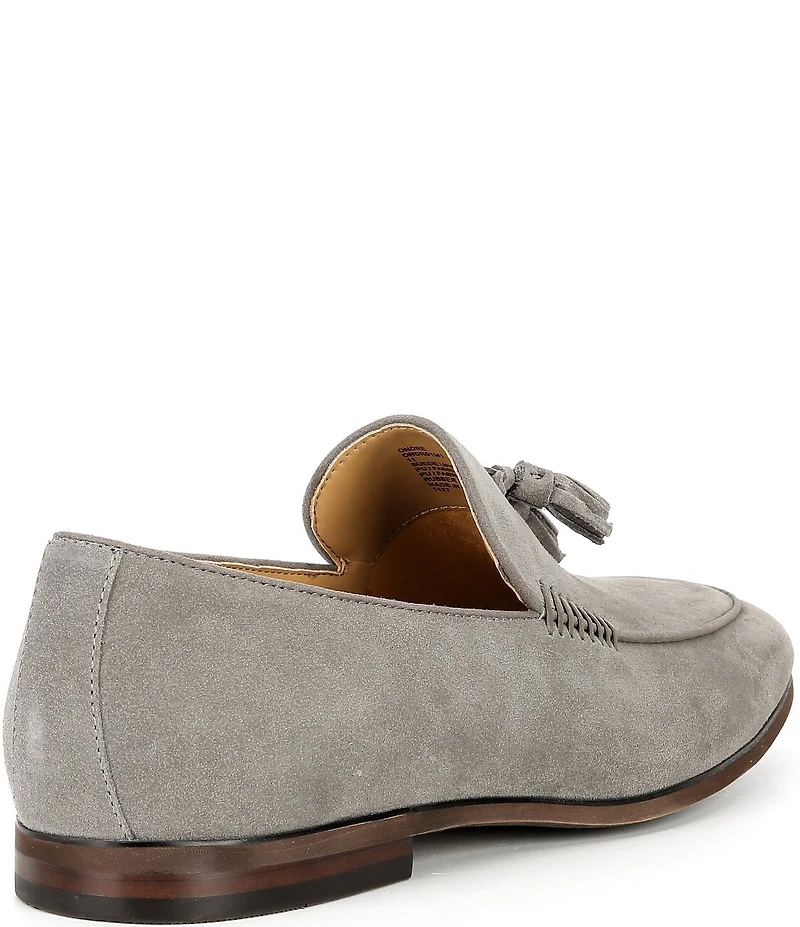 Steve Madden Men's Ondre Suede Tassel Dress Slip On Loafers