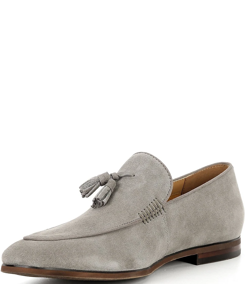 Steve Madden Men's Ondre Suede Tassel Dress Slip On Loafers