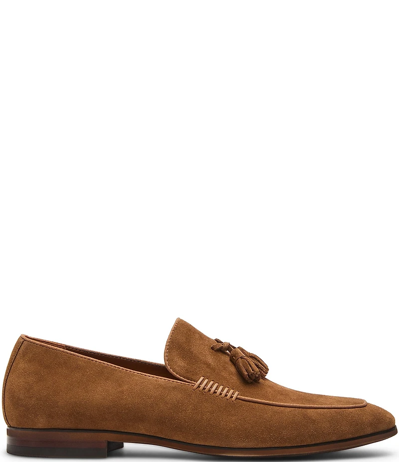 Steve Madden Men's Ondre Suede Tassel Dress Slip On Loafers