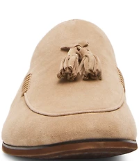 Steve Madden Men's Ondre Suede Tassel Dress Slip On Loafers