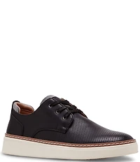 Steve Madden Men's Ormani Perforated Leather Lace Up Sneakers