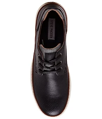 Steve Madden Men's Ormani Perforated Leather Lace Up Sneakers